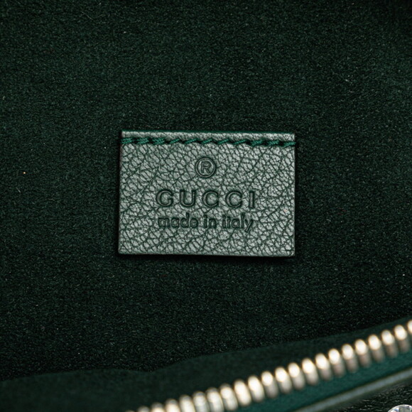 GUCCI Green Leather Hobo Bag - Picture 9 of 12